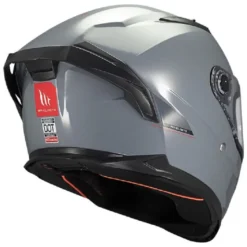 Casco Integrale Mt Helmets  Ff128Sv Braker Sv Solid A12 Lucido Grigio