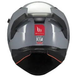 Casco Integrale Mt Helmets  Ff128Sv Braker Sv Solid A12 Lucido Grigio