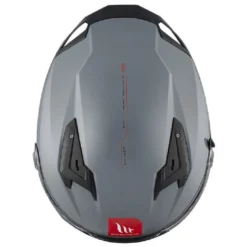 Casco Integrale Mt Helmets  Ff128Sv Braker Sv Solid A12 Lucido Grigio