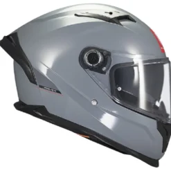 Casco Integrale Mt Helmets  Ff128Sv Braker Sv Solid A12 Lucido Grigio