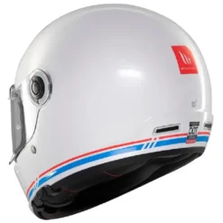Casco Integrale Mt Helmets Ff119Sv Jarama Sv A7 Solid Lucido Bianco