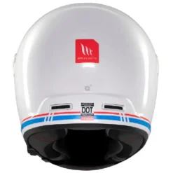 Casco Integrale Mt Helmets Ff119Sv Jarama Sv A7 Solid Lucido Bianco
