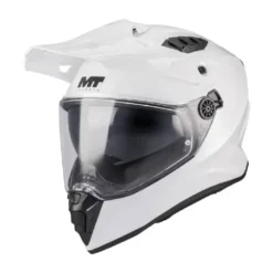 Casco Integrale Mt Helmets  Hs218Sv Track Sv A0 Pure Bianco Lucido