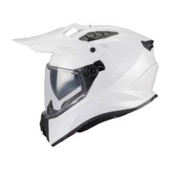 Casco Integrale Mt Helmets  Hs218Sv Track Sv A0 Pure Bianco Lucido