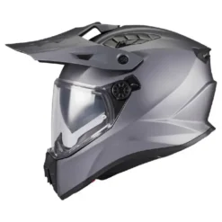 Casco Integrale Mt Helmets  Hs218Sv Track Sv A2 Pure Grigio Opaco