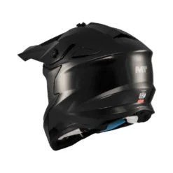 Casco Integrale Mt Helmets Mx802B Falcon S A1 Pure Nero Opaco