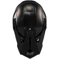 Casco Integrale Mt Helmets Mx802B Falcon S A1 Pure Nero Opaco