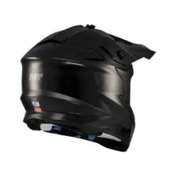 Casco Integrale Mt Helmets Mx802B Falcon S A1 Pure Nero Opaco