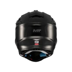 Casco Integrale Mt Helmets Mx802B Falcon S A1 Pure Nero Opaco