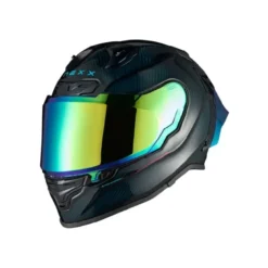 Casco Integrale Nexx X.R3R Hadal Carbonio Blu Verde Acqua