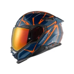 Casco Integrale Nexx X.Wst3 B-Side Blue Teal Arancione