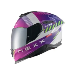 Casco integrale Nexx Y.100R Fade Viola Bianco