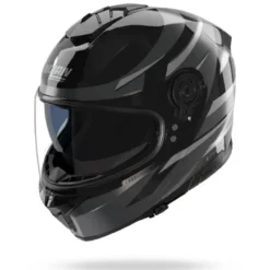 Casco Integrale Nolan N80-8 Fervo 356 Nero Antracite Argento Lucido