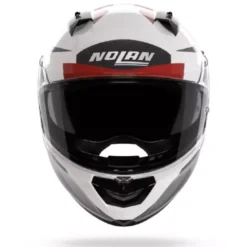 Casco Integrale Nolan N60-6 Sport Corsa 355 Bianco Blu Rosso