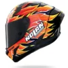 Casco Integrale Nolan X-804 RS Replica Iannone 368 Carbonio Rosso Arancione Giallo