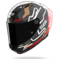 Casco Integrale Nolan X-804 RS SBK 360 Carbonio Rosso Oro