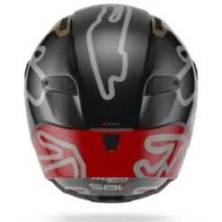 Casco Integrale Nolan X-804 RS SBK 360 Carbonio Rosso Oro