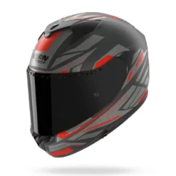 Casco Integrale Nolan X-904 Ultra Carbon Calibro Rombo 348 Carbonio Antracite Rosso Opaco