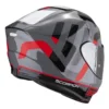 Casco Integrale Scorpion EXO-391 Evo Arok Grigio Rosso Nero