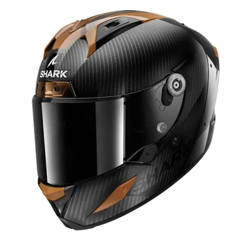 Casco Integrale Shark Aeron Carbon Skin Nero Rame