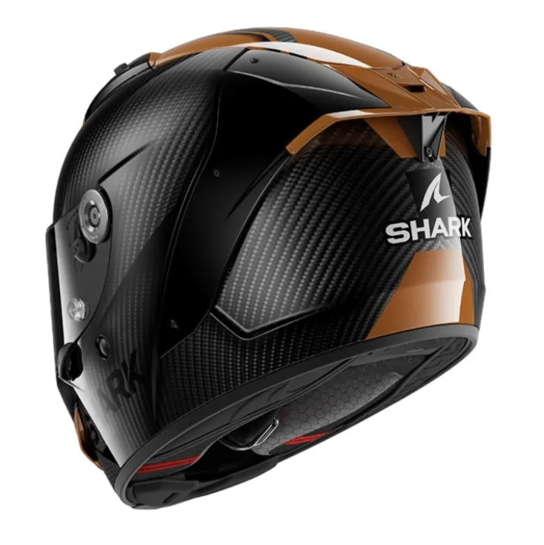 Casco Integrale Shark Aeron Carbon Skin Nero Rame