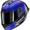 Casco Integrale Shark Aeron-Gp Carbon Blank Sp Blu Antracite