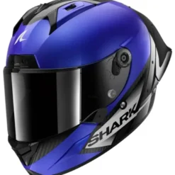 Casco Integrale Shark Aeron-Gp Carbon Blank Sp Blu Antracite