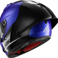 Casco Integrale Shark Aeron-Gp Carbon Blank Sp Blu Antracite