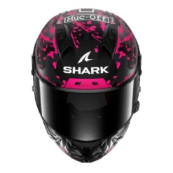 Casco Integrale Shark Aeron-Gp Fim Racing -2 Replica Redding Nero Viola Blu Opaco