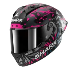 Casco Integrale Shark Aeron-Gp Fim Racing -2 Replica Redding Nero Viola Blu Opaco
