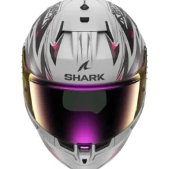 Casco Integrale Shark D-Skwal 3 Blast-R Silver Viola Nero Opaco