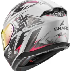 Casco Integrale Shark D-Skwal 3 Blast-R Silver Viola Nero Opaco
