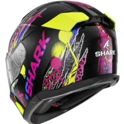 Casco Integrale Shark D-Skwal 3 Fawn Nero Viola Giallo