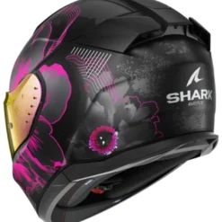 Casco Integrale Shark D-Skwal 3 Mayfer Nero Viola Antracite Opaco