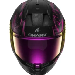 Casco Integrale Shark D-Skwal 3 Mayfer Nero Viola Antracite Opaco