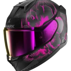 Casco Integrale Shark D-Skwal 3 Mayfer Nero Viola Antracite Opaco