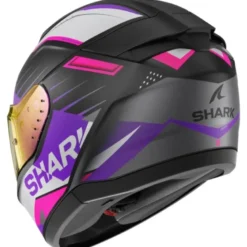 Casco Integrale Shark Ridill 2 Bersek Nero Viola Opaco