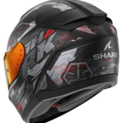 Casco Integrale Shark Ridill 2 Molokai Nero Antracite Rosso Opaco