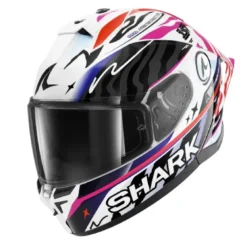 Casco Integrale Shark Skwal Cup Speed-Fancy Bianco Nero Arancione Lucido