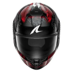 Casco Integrale Shark Skwal Cup Speed-Vib Nero Rosso Silver Lucido