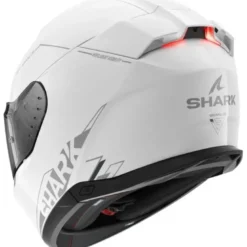 Casco Integrale Shark Skwal i3 Blank Sp Bianco Silver Antracite
