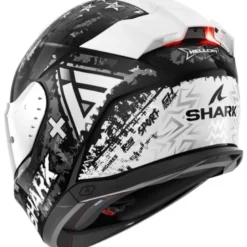 Casco Integrale Shark Skwal i3 Hellcat Nero Chrome Silver