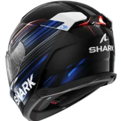 Casco Integrale Shark Skwal i3 Light-Blur Nero Rosso Blu Lucido