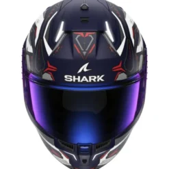 Casco Integrale Shark Skwal i3 Linik Blu Bianco Rosso Opaco