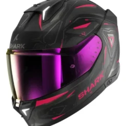 Casco Integrale Shark Skwal i3 Linik Nero Viola Antracite Opaco