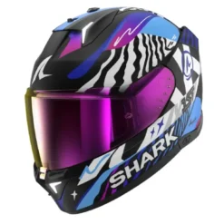 Casco Integrale Shark Skwal i3 Speed-Fancy Nero Bianco Blu Lucido