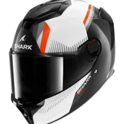 Casco Integrale Shark Spartan Gt Pro Carbon Dokhta Bianco Arancio