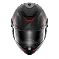 Casco Integrale Shark Spartan Gt Pro Carbon Mekarium Carbon Antracite Rosso Opaco