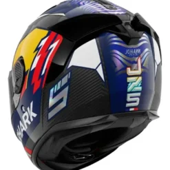Casco Integrale Shark Spartan Gt Pro Carbon Replica Zarco Signature Chrome Rosso