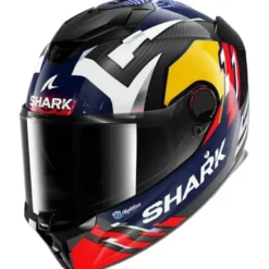 Casco Integrale Shark Spartan Gt Pro Carbon Replica Zarco Signature Chrome Rosso